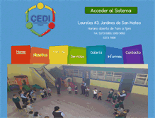 Tablet Screenshot of cedi-cei.edu.mx
